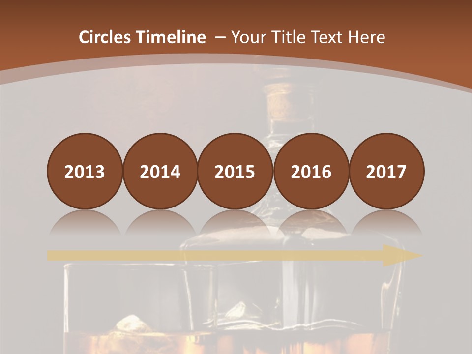 Dark Beverage Glossy PowerPoint Template