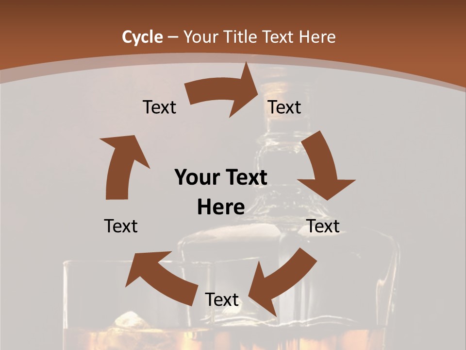 Dark Beverage Glossy PowerPoint Template