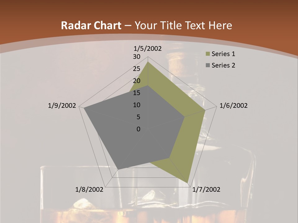 Dark Beverage Glossy PowerPoint Template