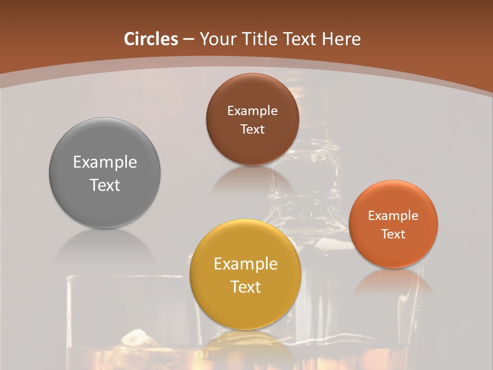 Dark Beverage Glossy PowerPoint Template