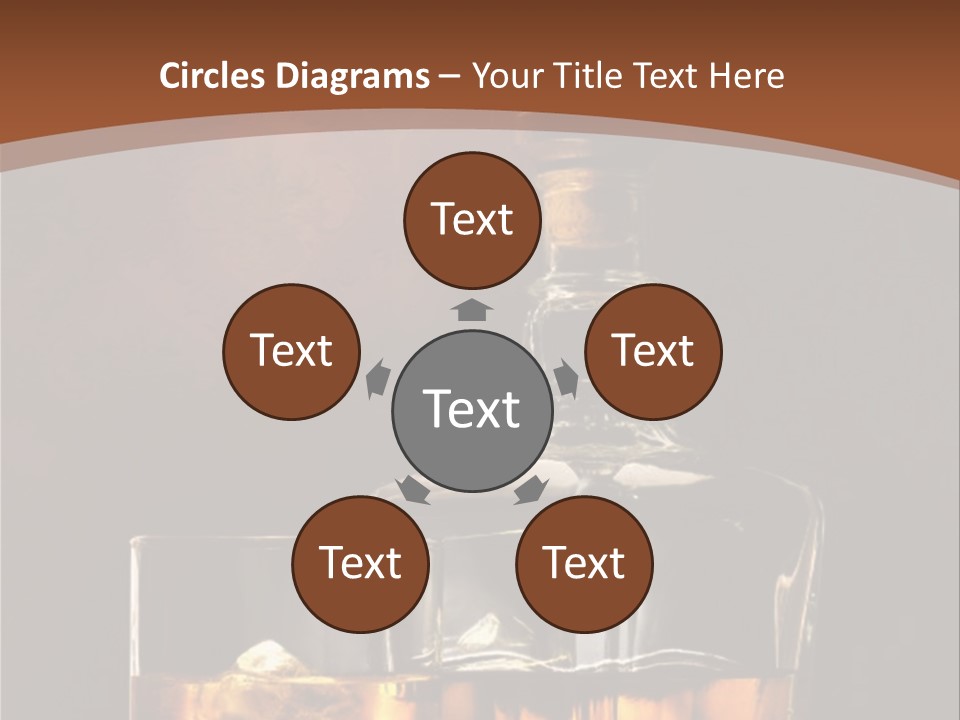 Dark Beverage Glossy PowerPoint Template