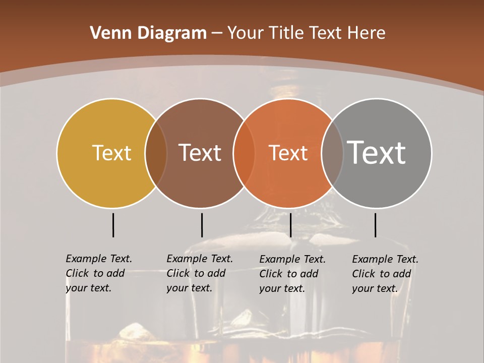 Dark Beverage Glossy PowerPoint Template