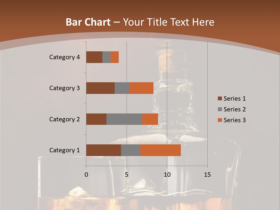 Dark Beverage Glossy PowerPoint Template