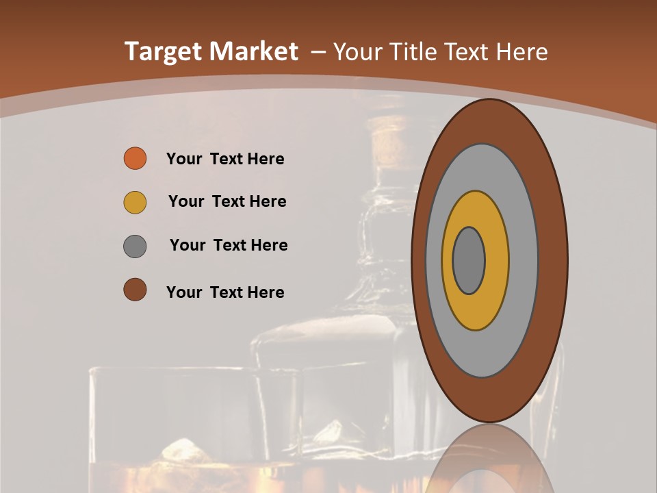 Dark Beverage Glossy PowerPoint Template