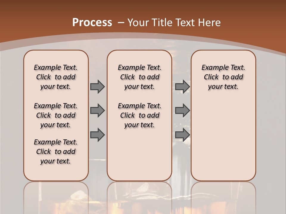 Dark Beverage Glossy PowerPoint Template