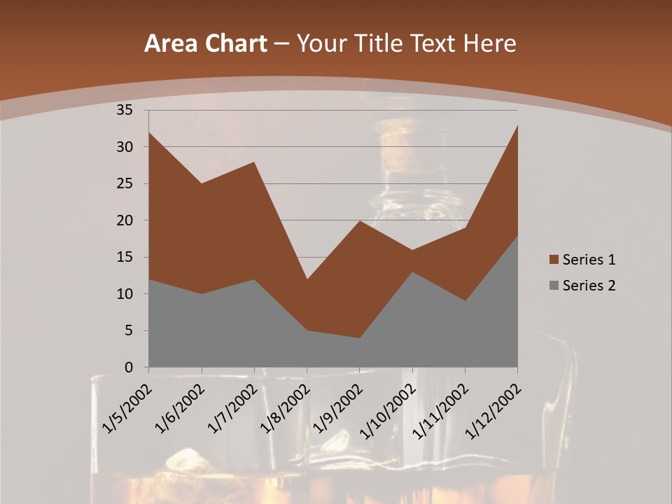 Dark Beverage Glossy PowerPoint Template