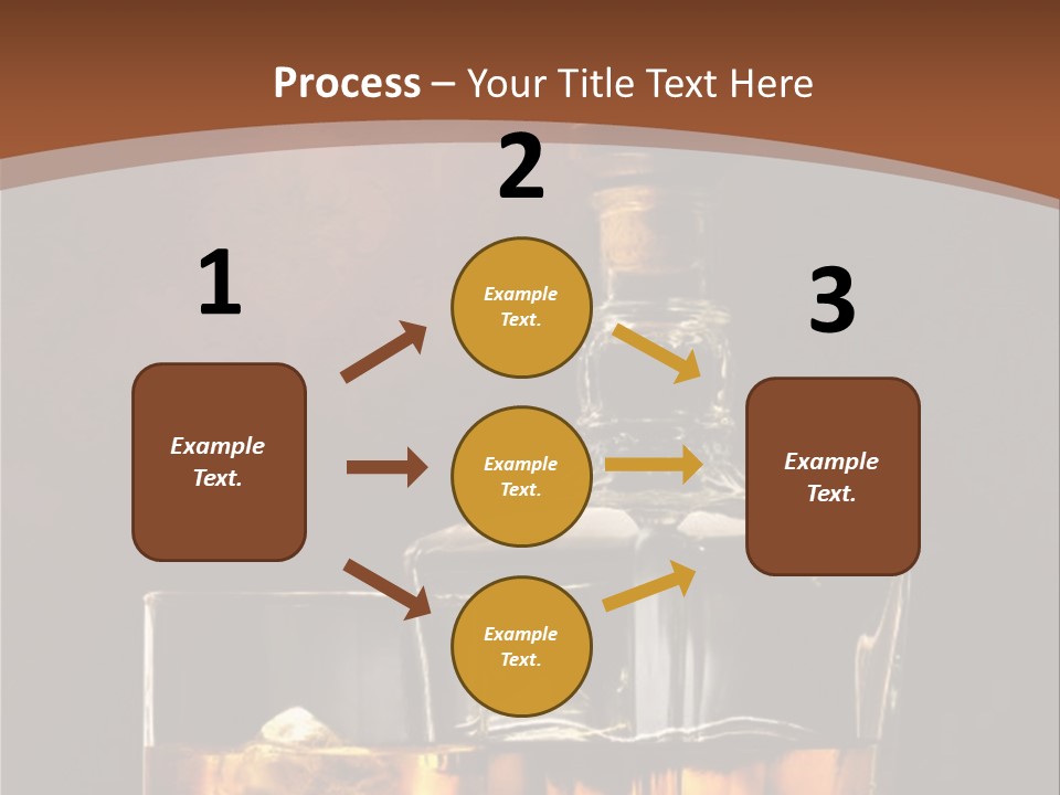 Dark Beverage Glossy PowerPoint Template