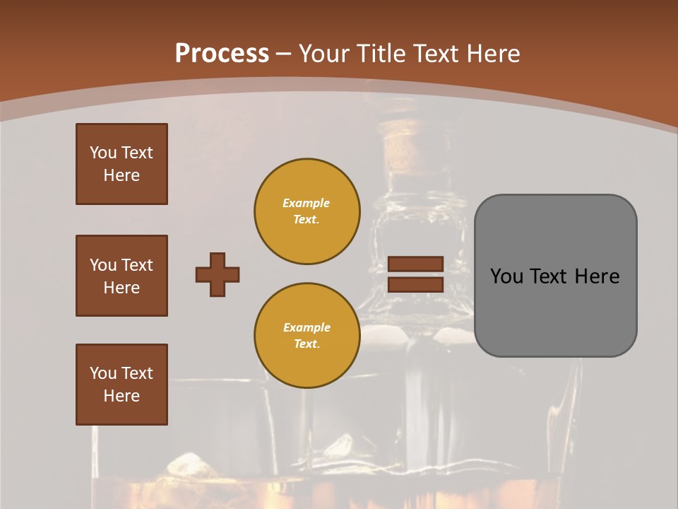 Dark Beverage Glossy PowerPoint Template