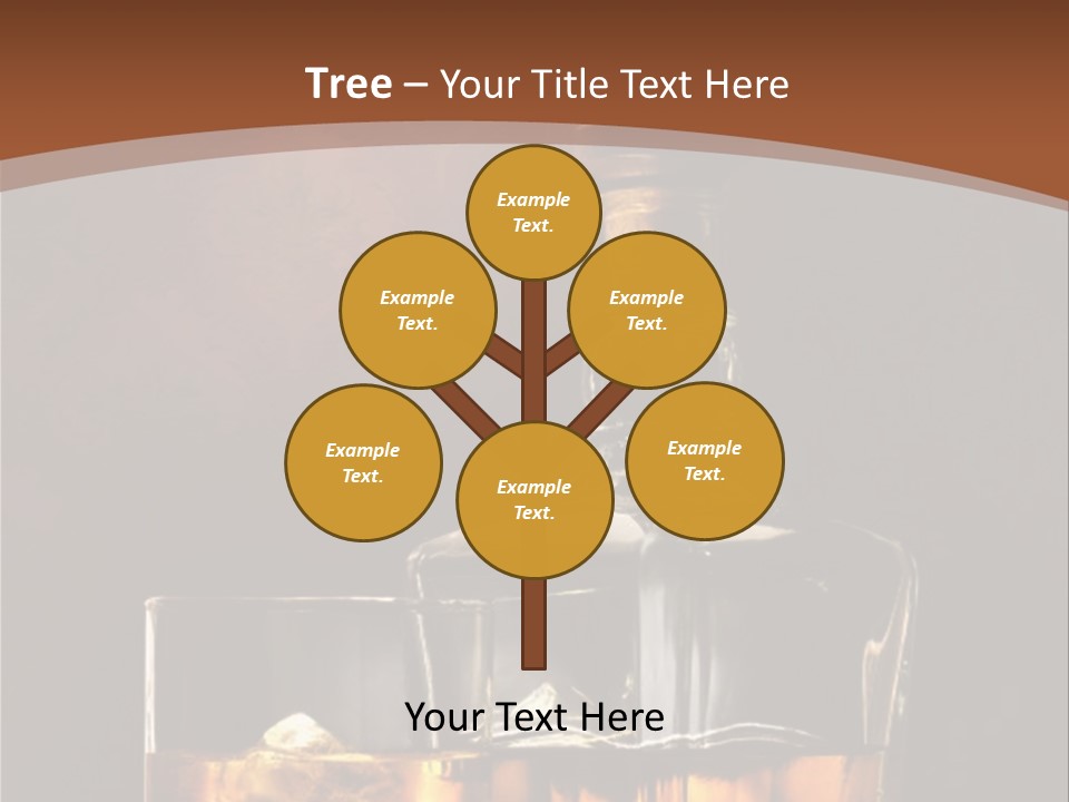 Dark Beverage Glossy PowerPoint Template