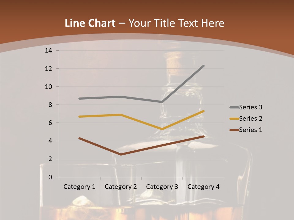 Dark Beverage Glossy PowerPoint Template