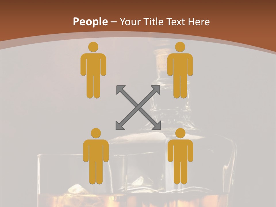 Dark Beverage Glossy PowerPoint Template