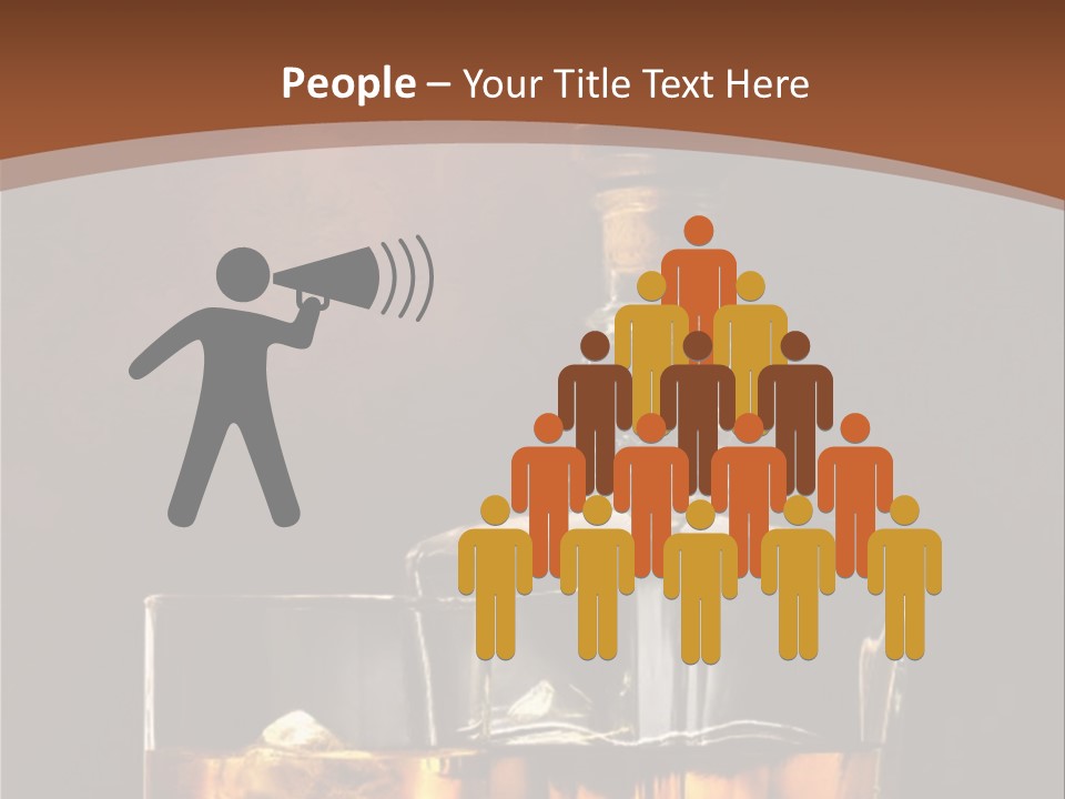 Dark Beverage Glossy PowerPoint Template