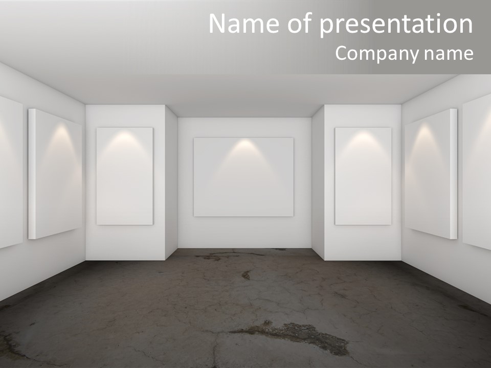 Presentation Hall Frame PowerPoint Template