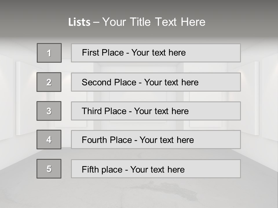 Presentation Hall Frame PowerPoint Template