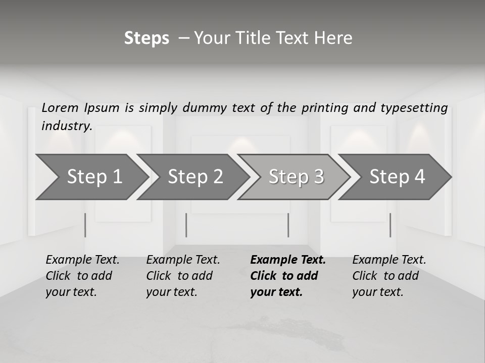 Presentation Hall Frame PowerPoint Template