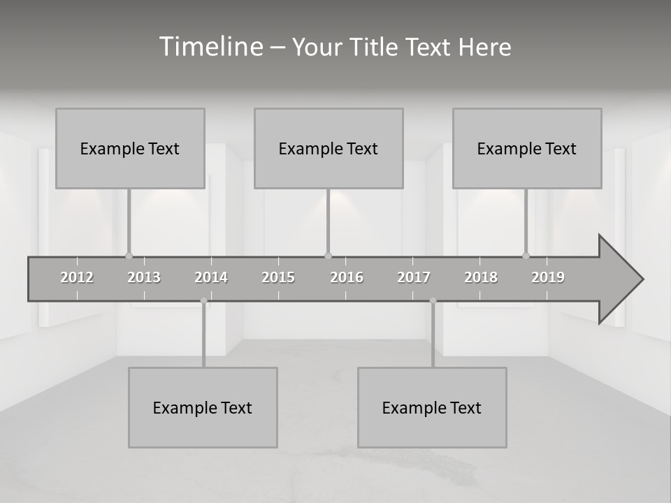 Presentation Hall Frame PowerPoint Template