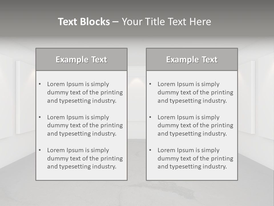 Presentation Hall Frame PowerPoint Template