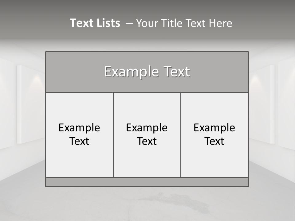 Presentation Hall Frame PowerPoint Template