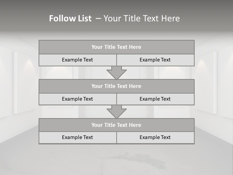 Presentation Hall Frame PowerPoint Template