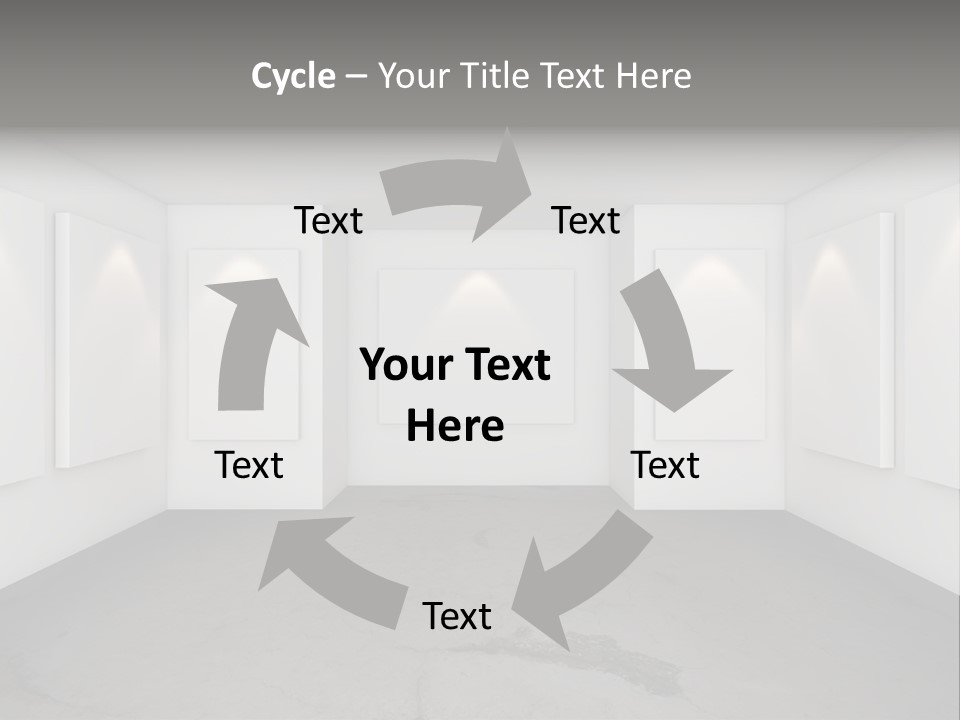 Presentation Hall Frame PowerPoint Template