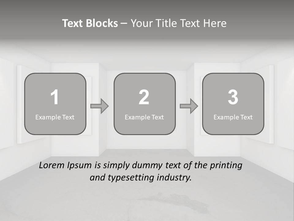 Presentation Hall Frame PowerPoint Template