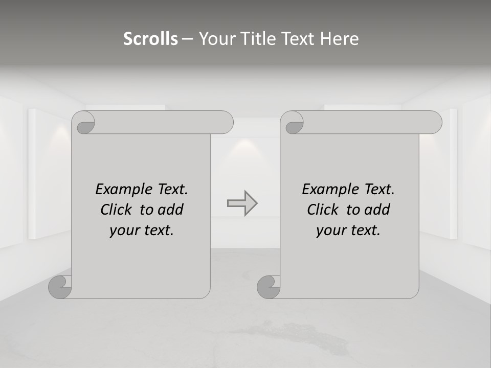 Presentation Hall Frame PowerPoint Template
