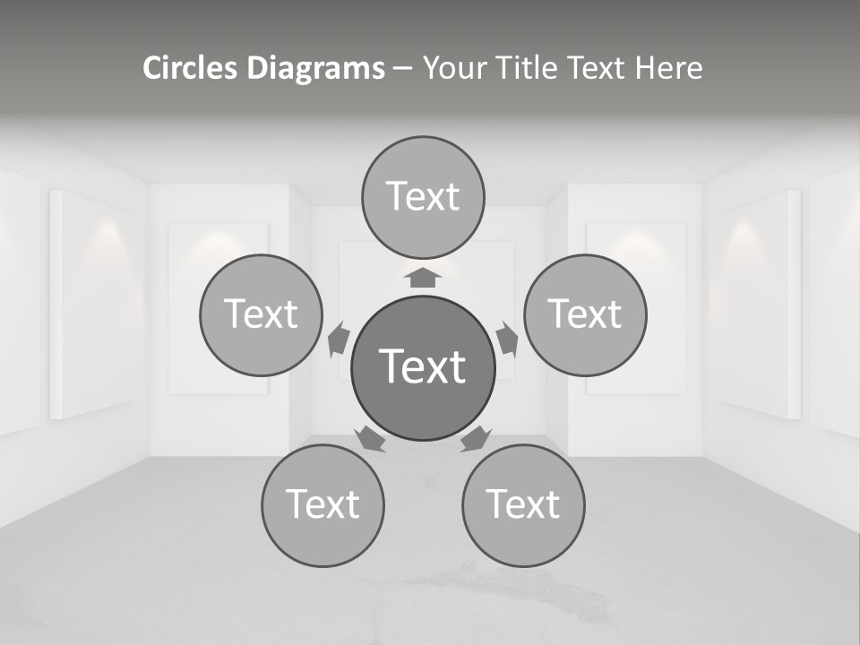 Presentation Hall Frame PowerPoint Template