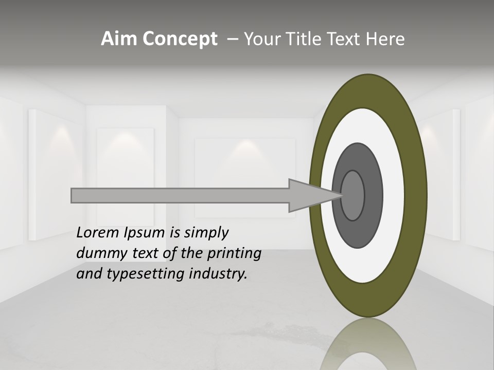 Presentation Hall Frame PowerPoint Template