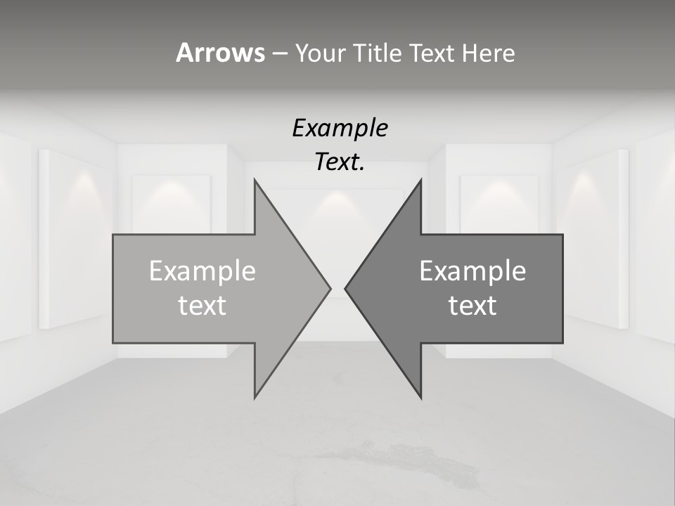 Presentation Hall Frame PowerPoint Template