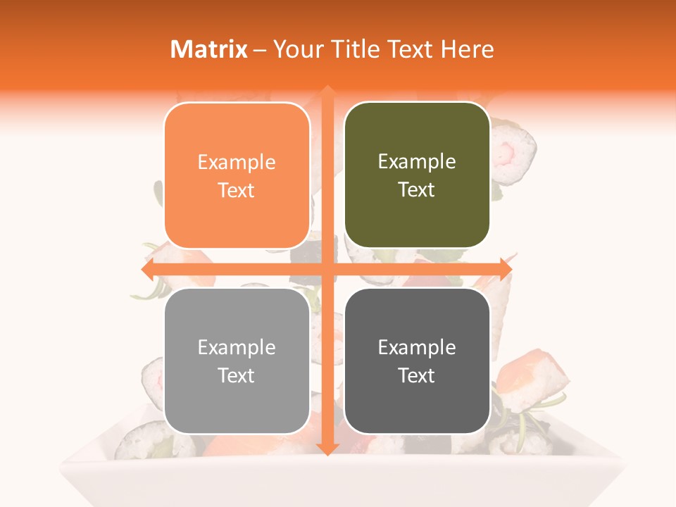 Appetizer Raw Food PowerPoint Template