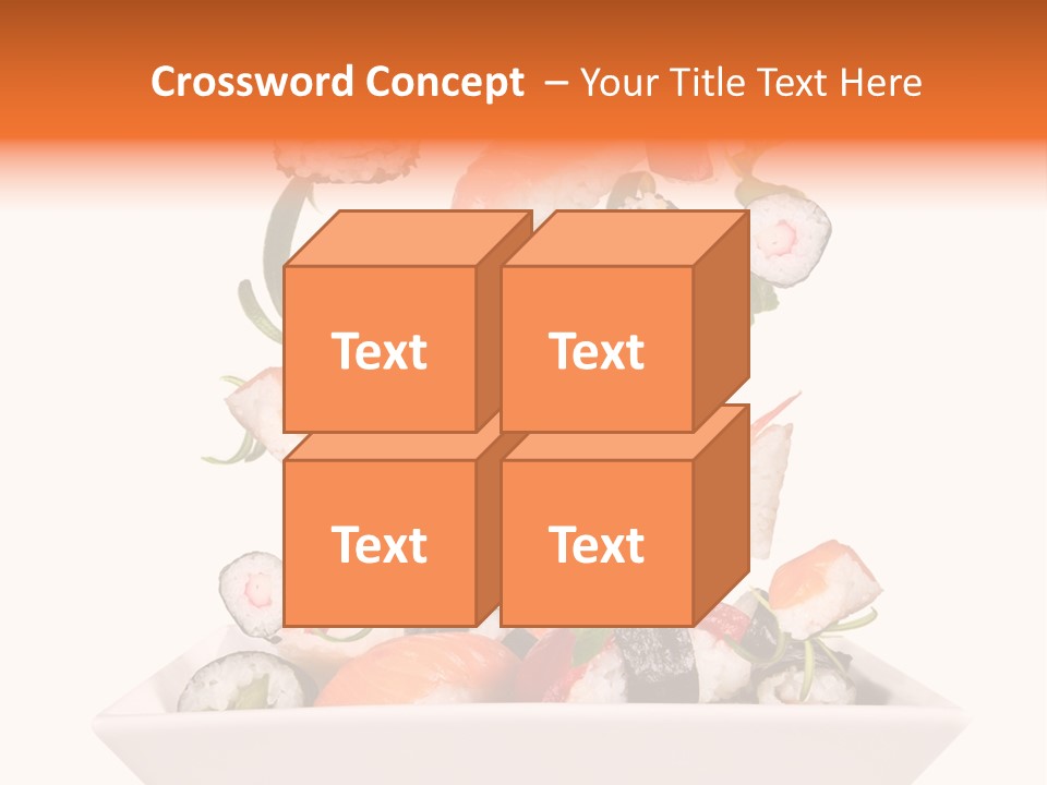 Appetizer Raw Food PowerPoint Template