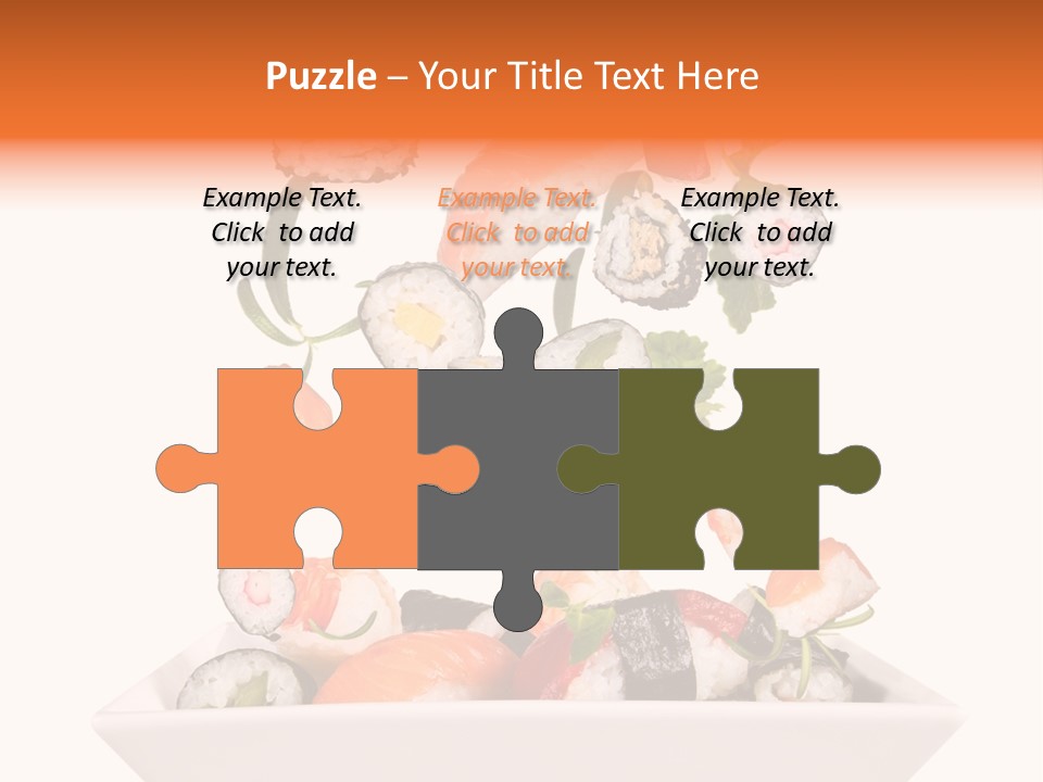 Appetizer Raw Food PowerPoint Template