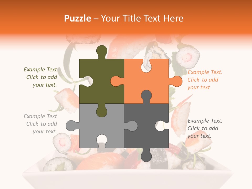 Appetizer Raw Food PowerPoint Template