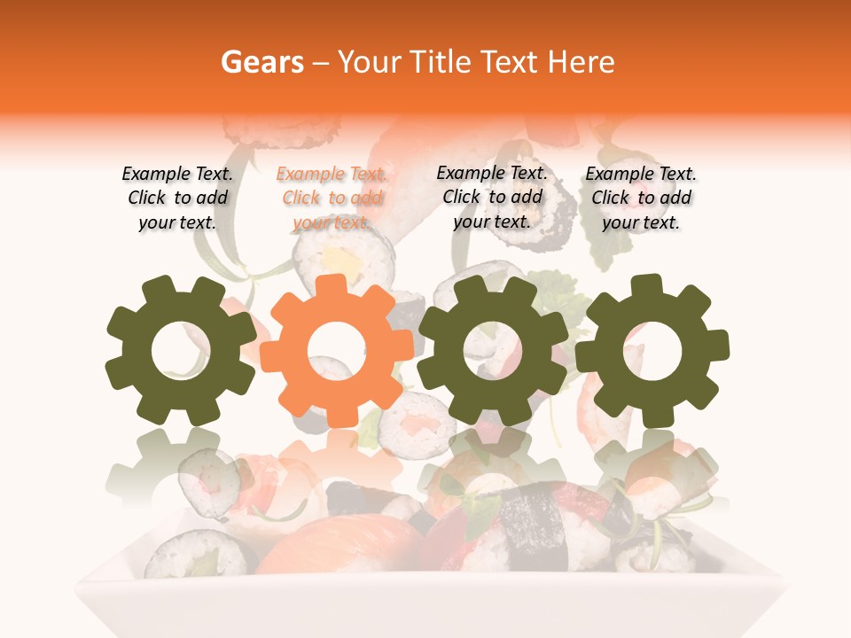 Appetizer Raw Food PowerPoint Template