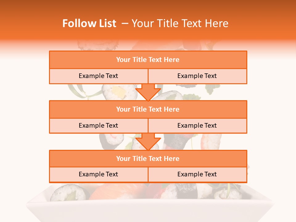Appetizer Raw Food PowerPoint Template