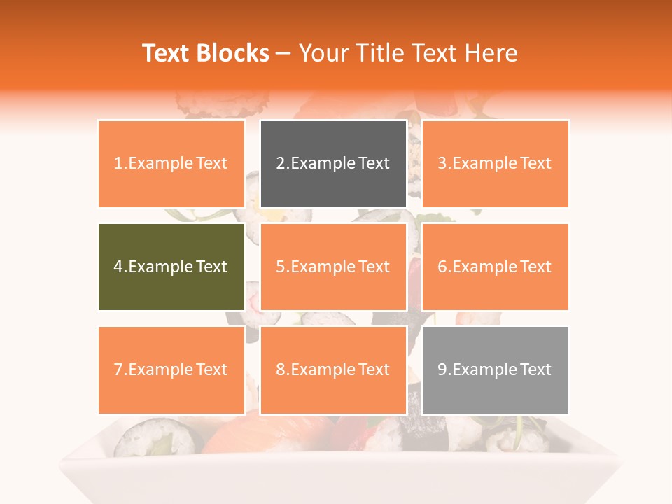 Appetizer Raw Food PowerPoint Template