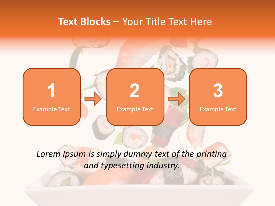 Appetizer Raw Food PowerPoint Template