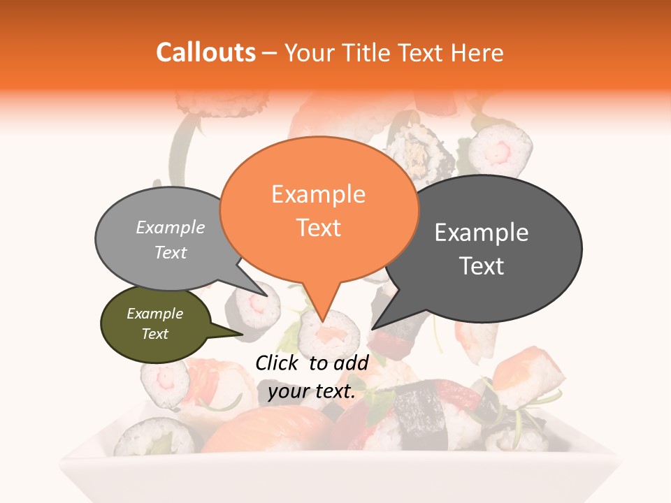 Appetizer Raw Food PowerPoint Template