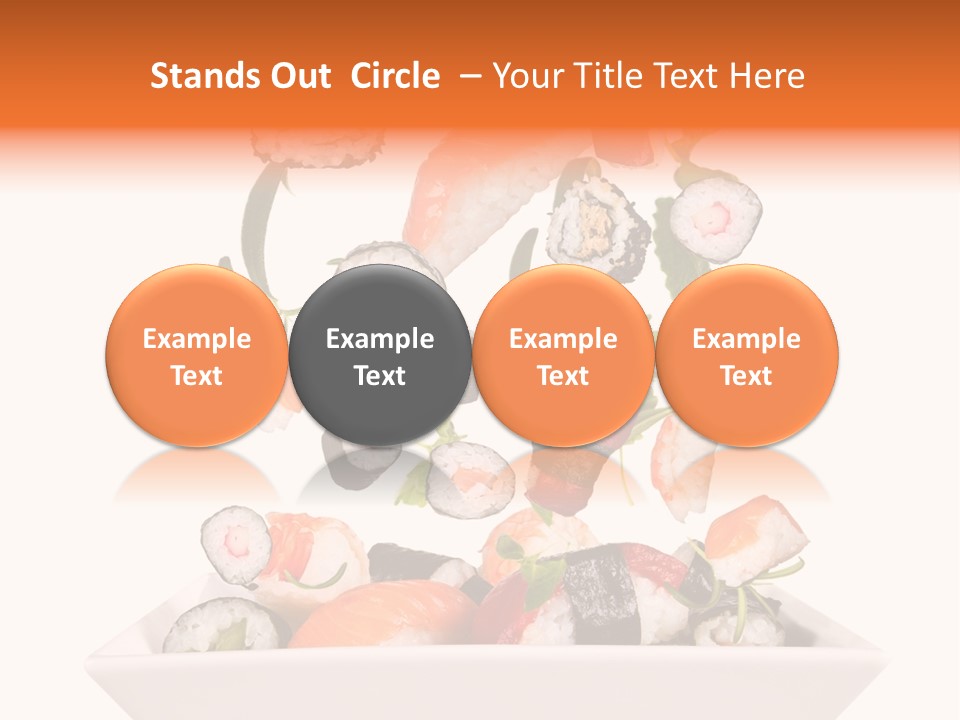 Appetizer Raw Food PowerPoint Template