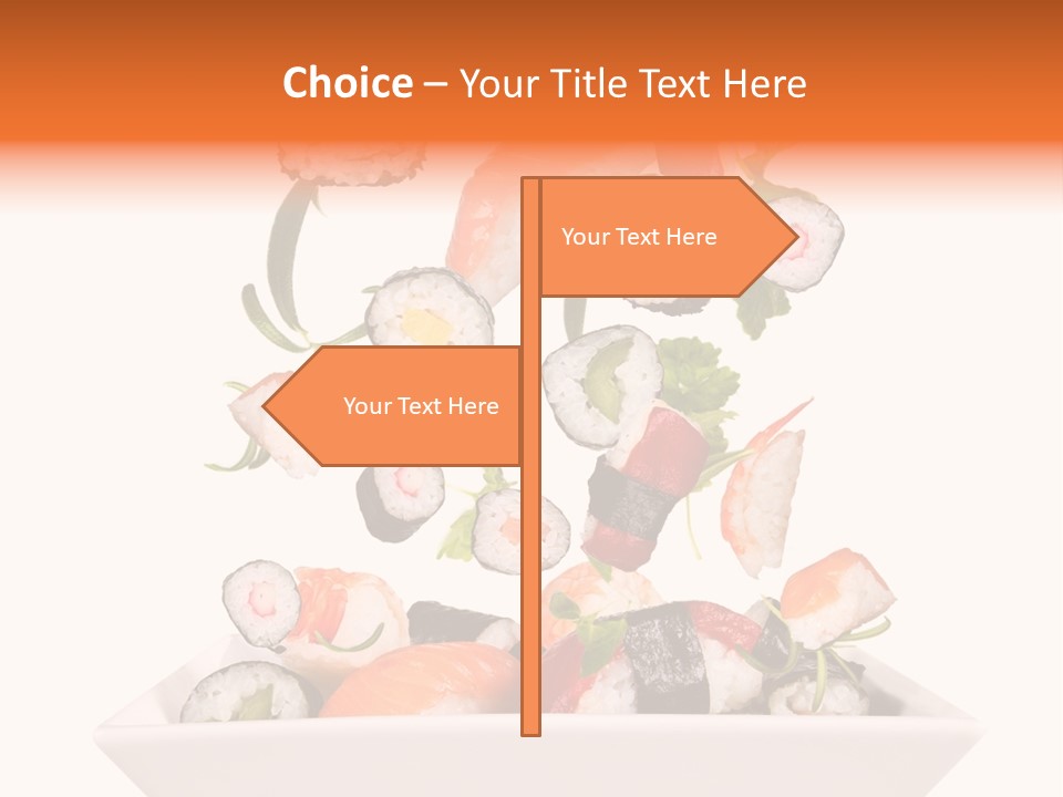Appetizer Raw Food PowerPoint Template