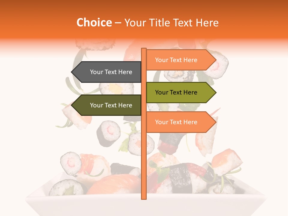 Appetizer Raw Food PowerPoint Template