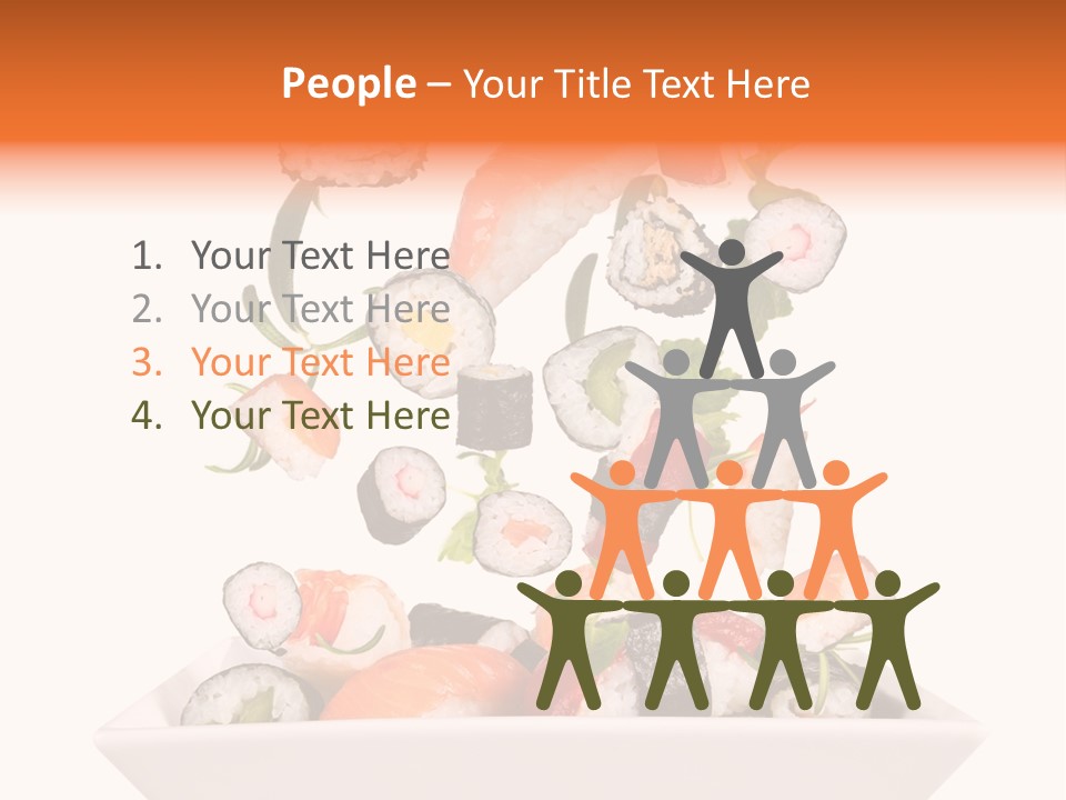 Appetizer Raw Food PowerPoint Template