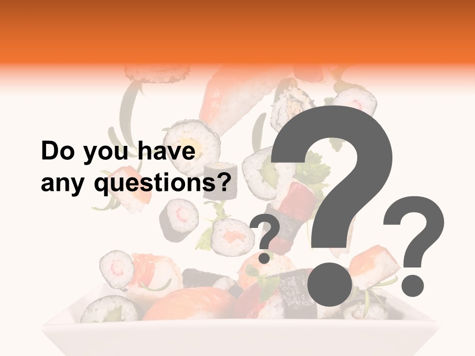 Appetizer Raw Food PowerPoint Template