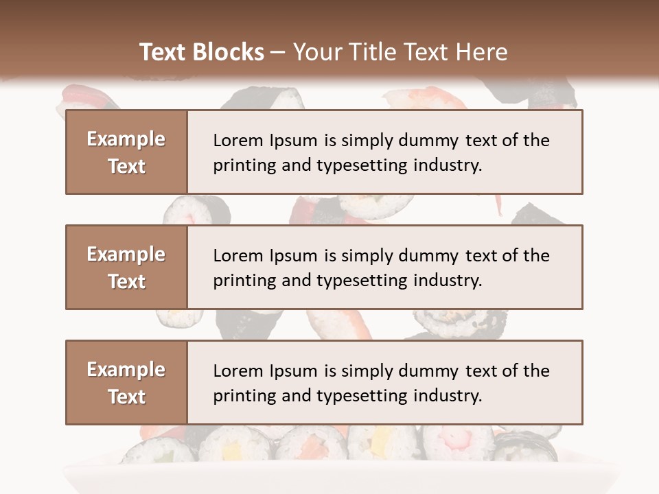 Caviar California Supper PowerPoint Template