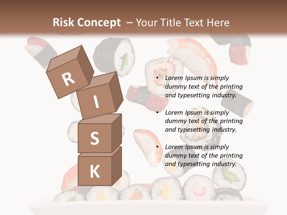 Caviar California Supper PowerPoint Template