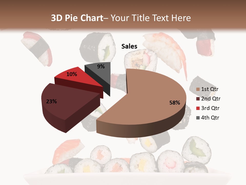 Caviar California Supper PowerPoint Template
