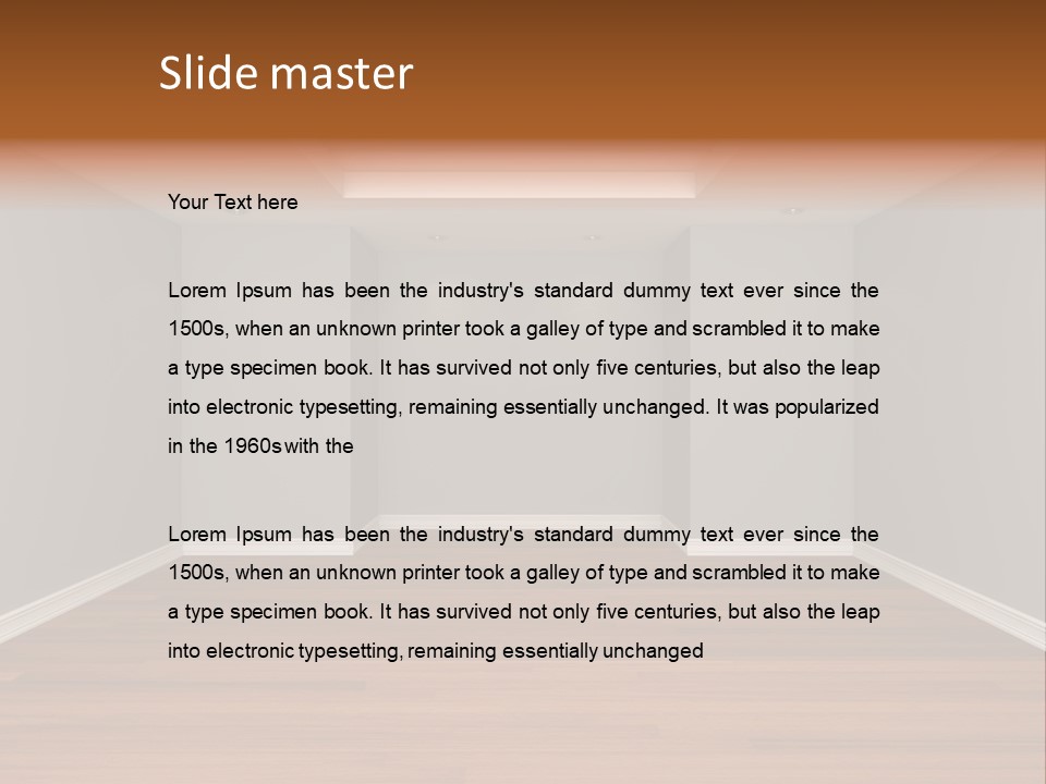 Ceiling Meeting Inside PowerPoint Template