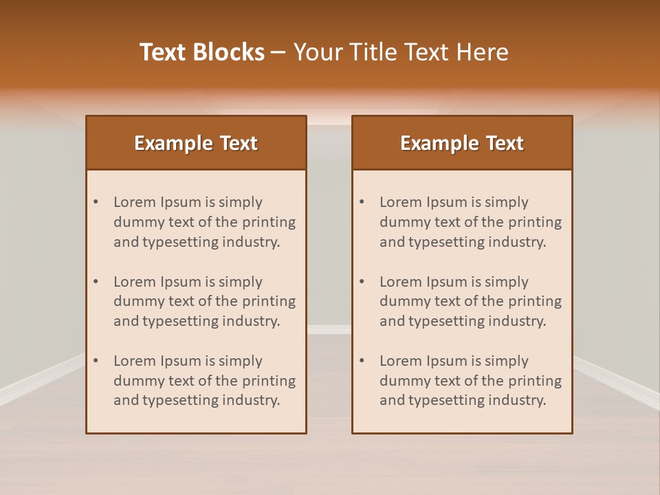 Living Real Floor PowerPoint Template
