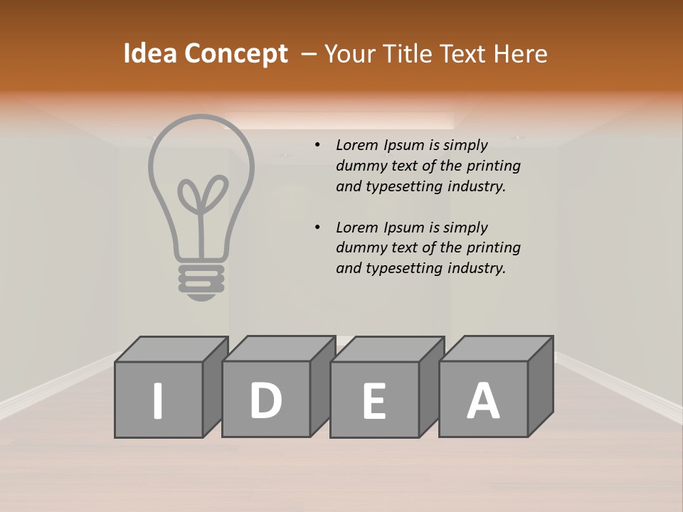 Living Real Floor PowerPoint Template