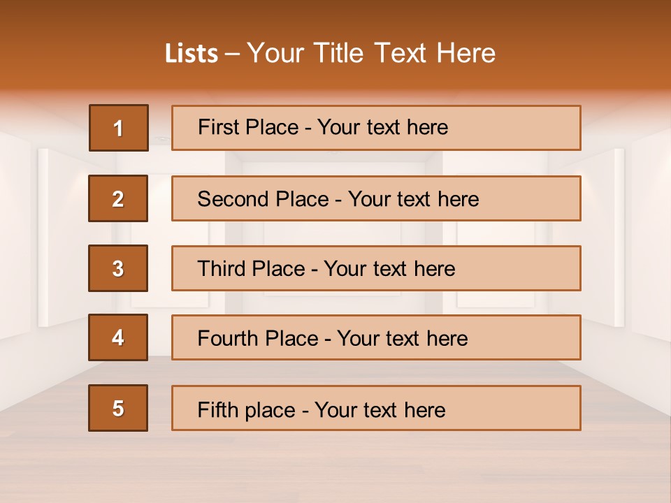 Exhibition Border Contemporary PowerPoint Template